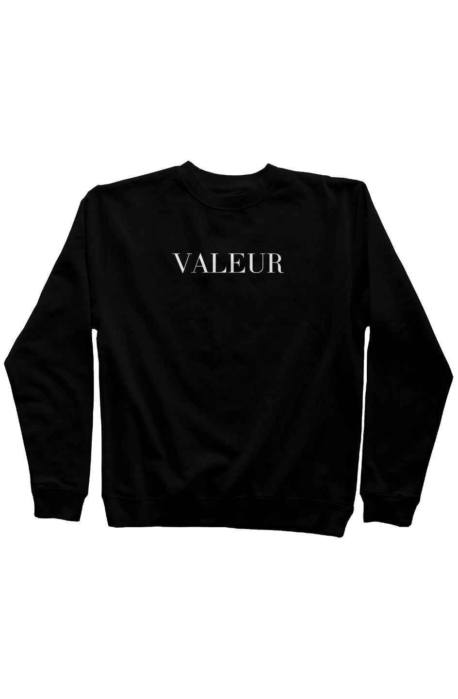 VALEUR Centered Logo Sweatshirt Apliiqs